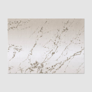 Cream Gold Glitz Marble Glitzer Brautparty Seidenpapier