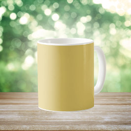 Cream Gold Solid Color Kaffeetasse