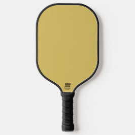 Cream Gold Solid Color Pickleball Schläger