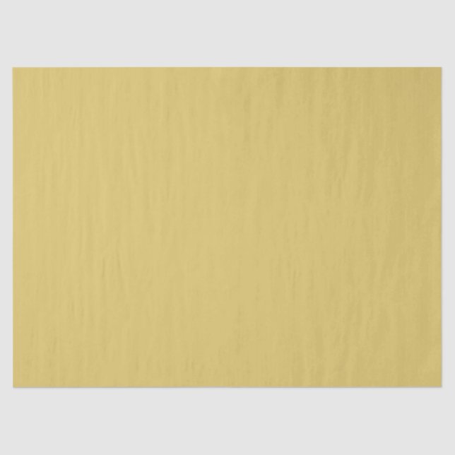 Cream Gold Solid Color Seidenpapier (Vorderseite)