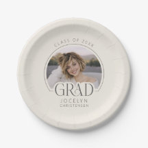 Cream-Kohle-Personalisierte-Foto-Abschlussfeier
