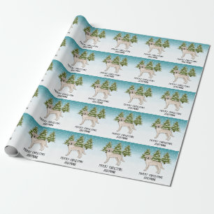Cream Labrador Retriever Hund Weihnachten Benutzer Geschenkpapier