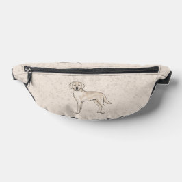 Cream Labrador Retriever Niedlich Cartoon Labrador Bauchtasche