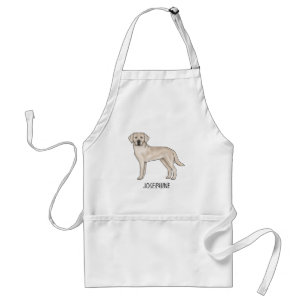 Cream Labrador Retriever Süßer Lab Hund Benutzerde Schürze