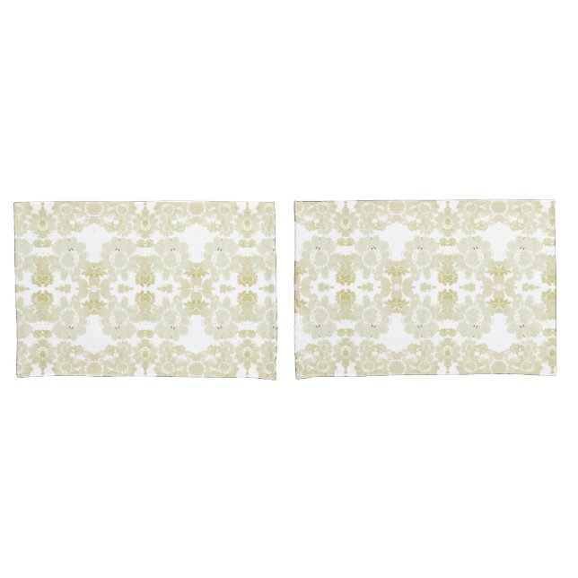 Cream Lace-like Pillowcase Kissenbezug (Vorderseite-Set)