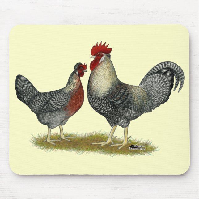 Cream Legbar Chickens Mousepad (Vorne)