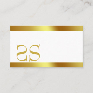 CREAM LINEN BUSINESS CARD VISITENKARTE