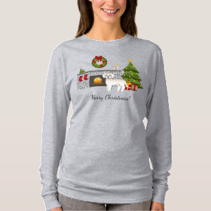 Cream Mini Goldendoodle - Festives Weihnachtszimme T-Shirt