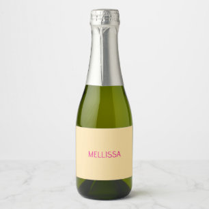 Cream minimalist benutzerdefinierter Name 
