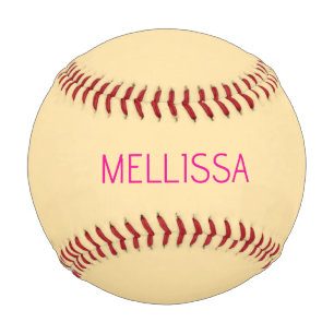 Cream minimalist benutzerdefinierter Name  Baseball