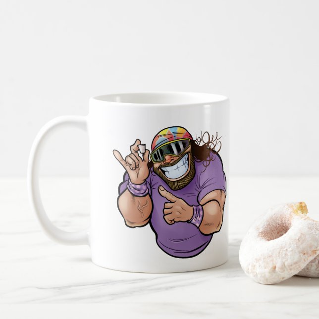 Cream of the Crop Pro Wrestler Kaffeetasse (Mit Donut)