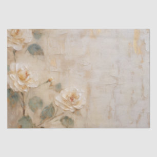 Cream Peach Rose Hochzeit Seidenpapier