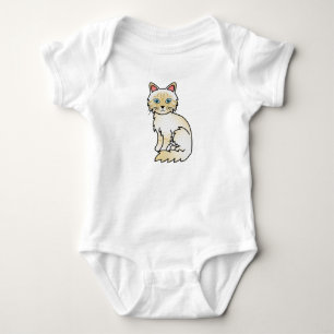 Cream Point Tabby Birman / Ragdoll Cat Baby Strampler