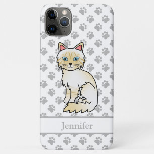 Cream Point Tabby Birman / Ragdoll Süße Katze & Na Case-Mate iPhone Hülle