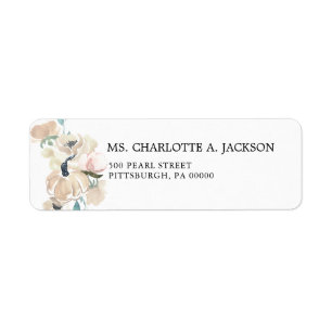 Cream Pumpkin Eucalyptus Fall Chic Wedding Address