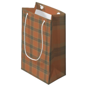 Cream Tartan Geschenktasche Kleine Geschenktüte
