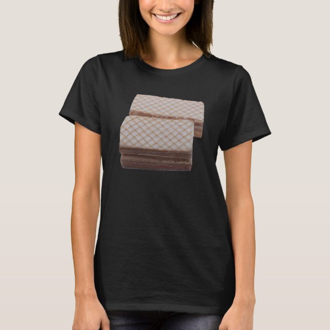 Cream Wafer Cookies T-Shirt (Vorderseite)