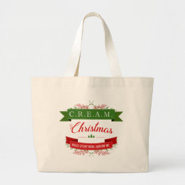 CREAM Weihnachtsregeln! Jumbo-Tasche Jumbo Stoffbeutel
