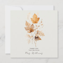 Cream Whispers of Fall Brautparty Danke Einladung