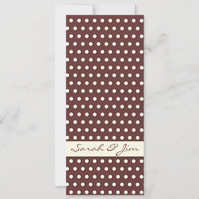 Cream White Ivory Polka Dot Pattern (Vorderseite)