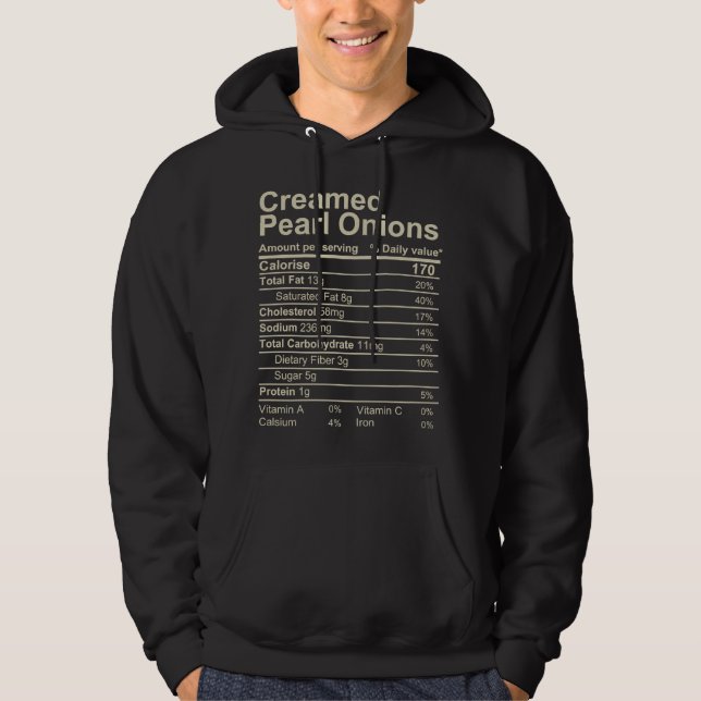 Creamed Pearl Onions Hoodie (Vorderseite)