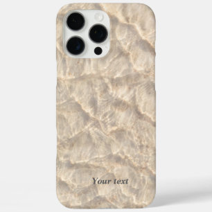 Creamischer abstrakter Sand unter Wasser iPhone 16 Pro Max Hülle