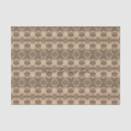 Creamy Brown Pattern Seidenpapier