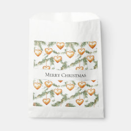 Creamy Caramel Hearts Christmas Tree Branches Geschenktütchen