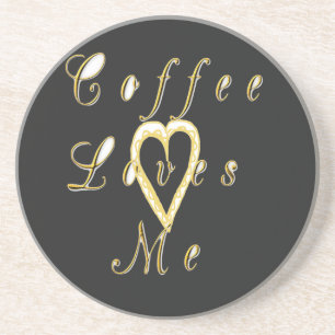 Creamy Coffee Lovers Design Getränkeuntersetzer