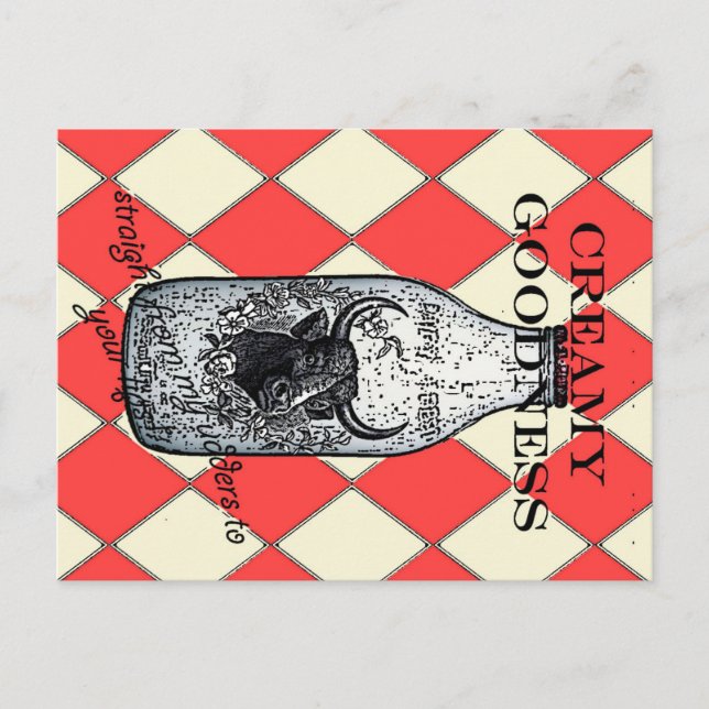 Creamy Goodness Postkarte (Vorderseite)