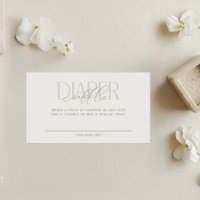 Creamy-neutraler, eleganter Windelschlag