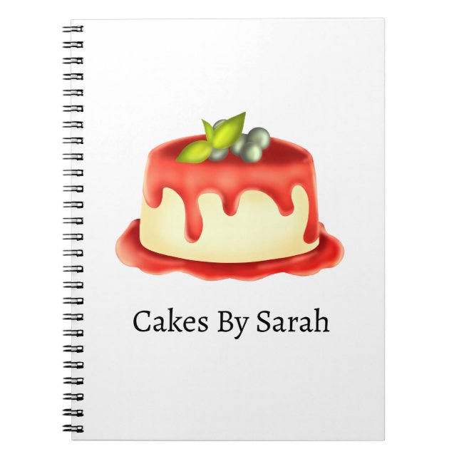 Creamy Panna Cotta Notizblock (Vorderseite)