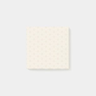 Creamy Peach Muster Post-It® Notes, 3" x 3" Post-it Klebezettel