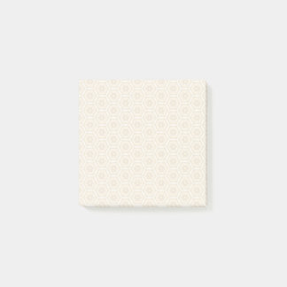 Creamy Peach Muster Post-It® Notes, 3" x 3" Post-it Klebezettel