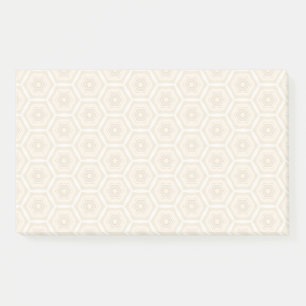 Creamy Peach Muster Post-It Notes 6 x 10 Klebezettel
