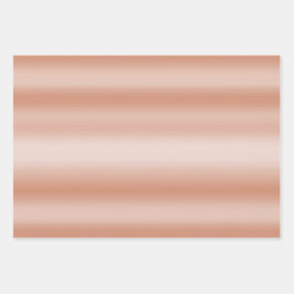 Creamy Peach Rose Blush Ombre      Geschenkpapier Set