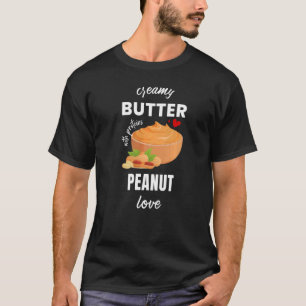 Creamy Peanut Butter Liebe Jelly Food Graphic T-Shirt