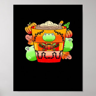 Creamy Pumpkin Spice Latte Season Poster