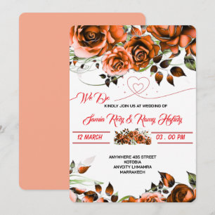Creamy-Rose-Einladungs-Vorlage   Printabl Einladung