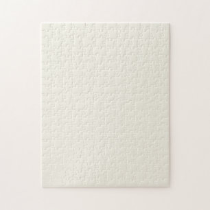 Creamy White Solid Color Puzzle
