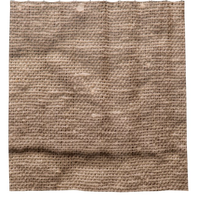 Crease brauner abstrakter Hintergrund. Duschvorhang (Vorderseite)