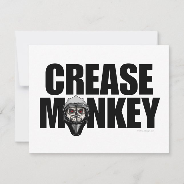 Crease Monkey (Hockey Goalie) (Vorderseite)