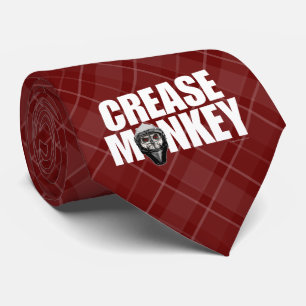 Crease Monkey (Hockey Goalie) Krawatte