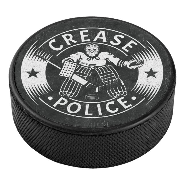 Crease Police Hockey Goalie Netminder Eishockey Puck (3/4)