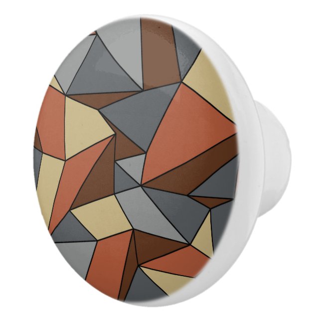 "Creasen", braun & grau Keramikknauf (Rechts)