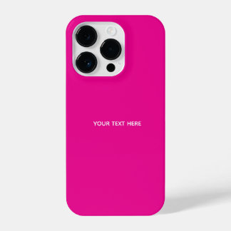 Creat Your Own Megenta Invitation Postcard iPhone 14 Pro Hülle