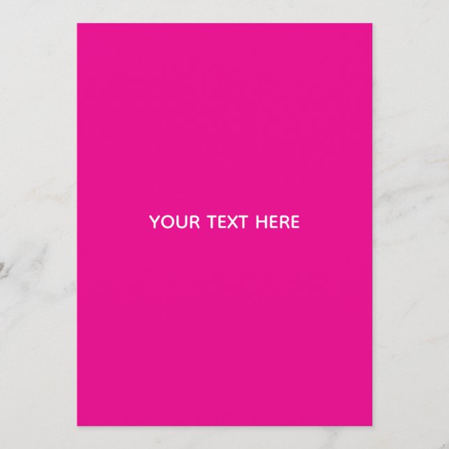 Creat Your Own Megenta Invitation Postcard Programm (Vorderseite)