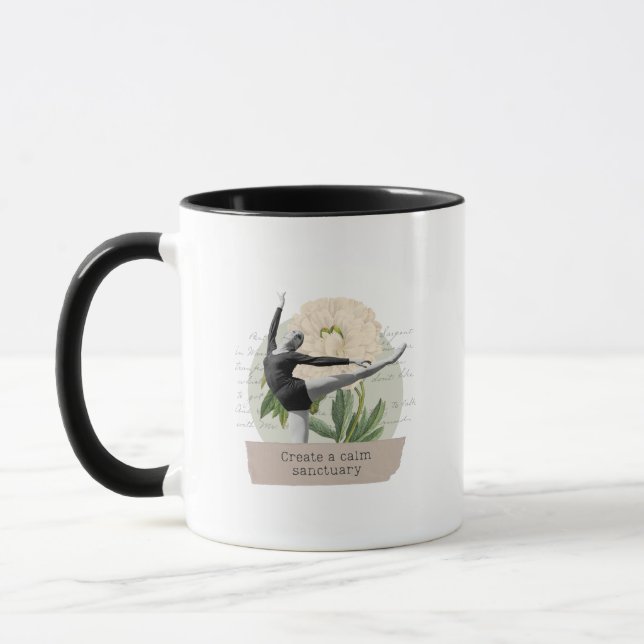 "Create a calm sanctuary" mug Tasse (Links)