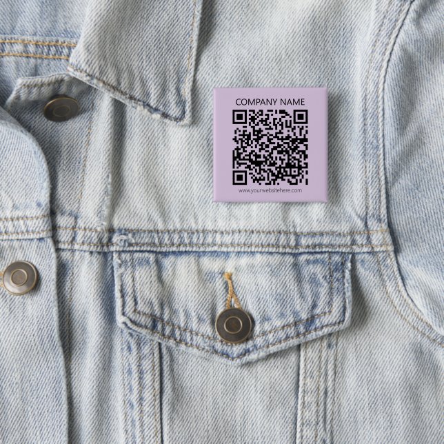 Create a QR Code | Pale Lavender Violet Button (Beispiel)