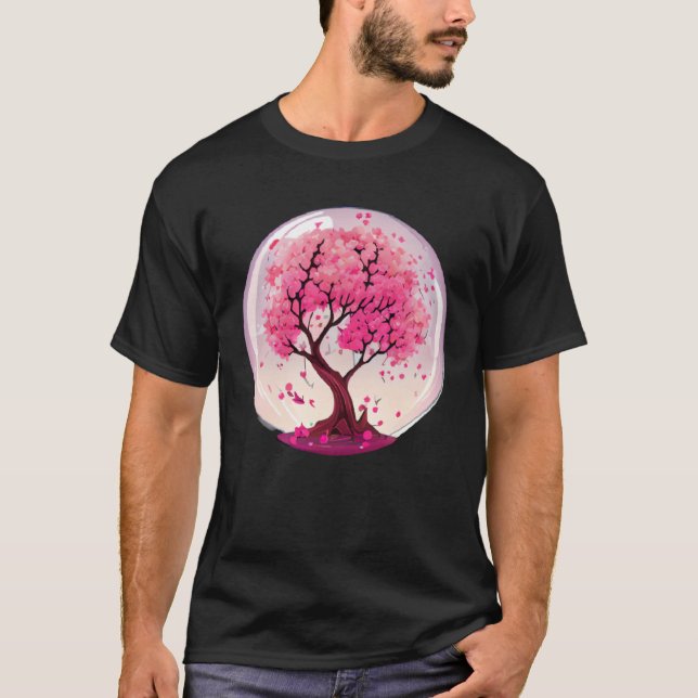 Create an Ambiance of Renewal with this Cherry Blo T-Shirt (Vorderseite)